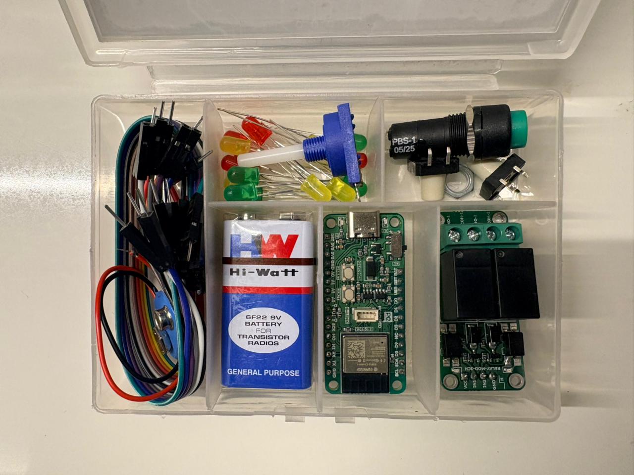 Advanced Kit smart home automation node on a desk